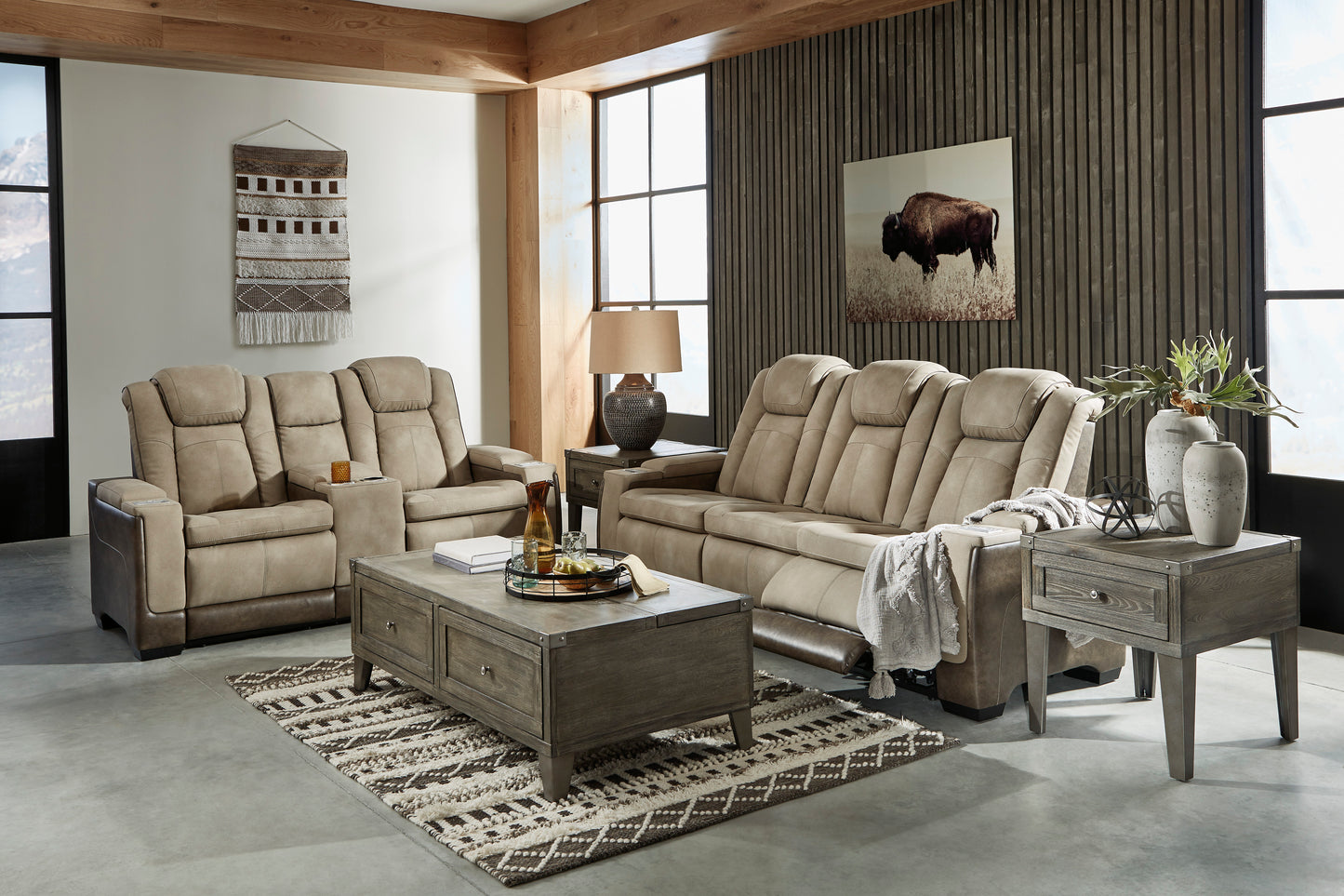 Next-Gen DuraPella PWR REC Sofa w/ ADJ Headrest - Ashley Furniture Homestore Philippines