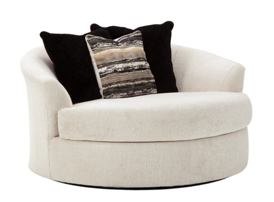 Cambri Oversized Round Swivel Chair - Ashley Furniture Homestore Philippines