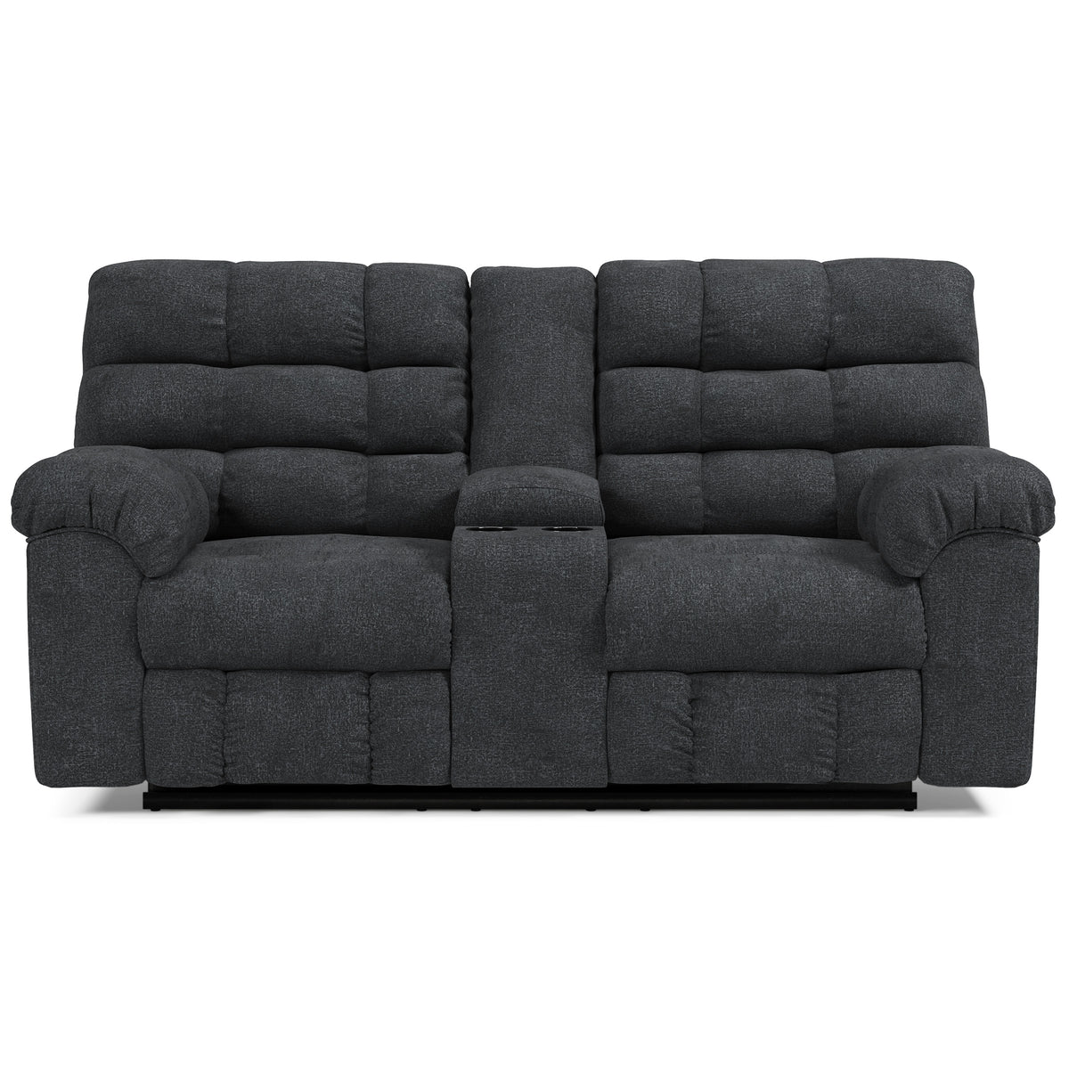 Wilhurst Double Recliner Loveseat w/ Console - Ashley Furniture Homestore Philippines