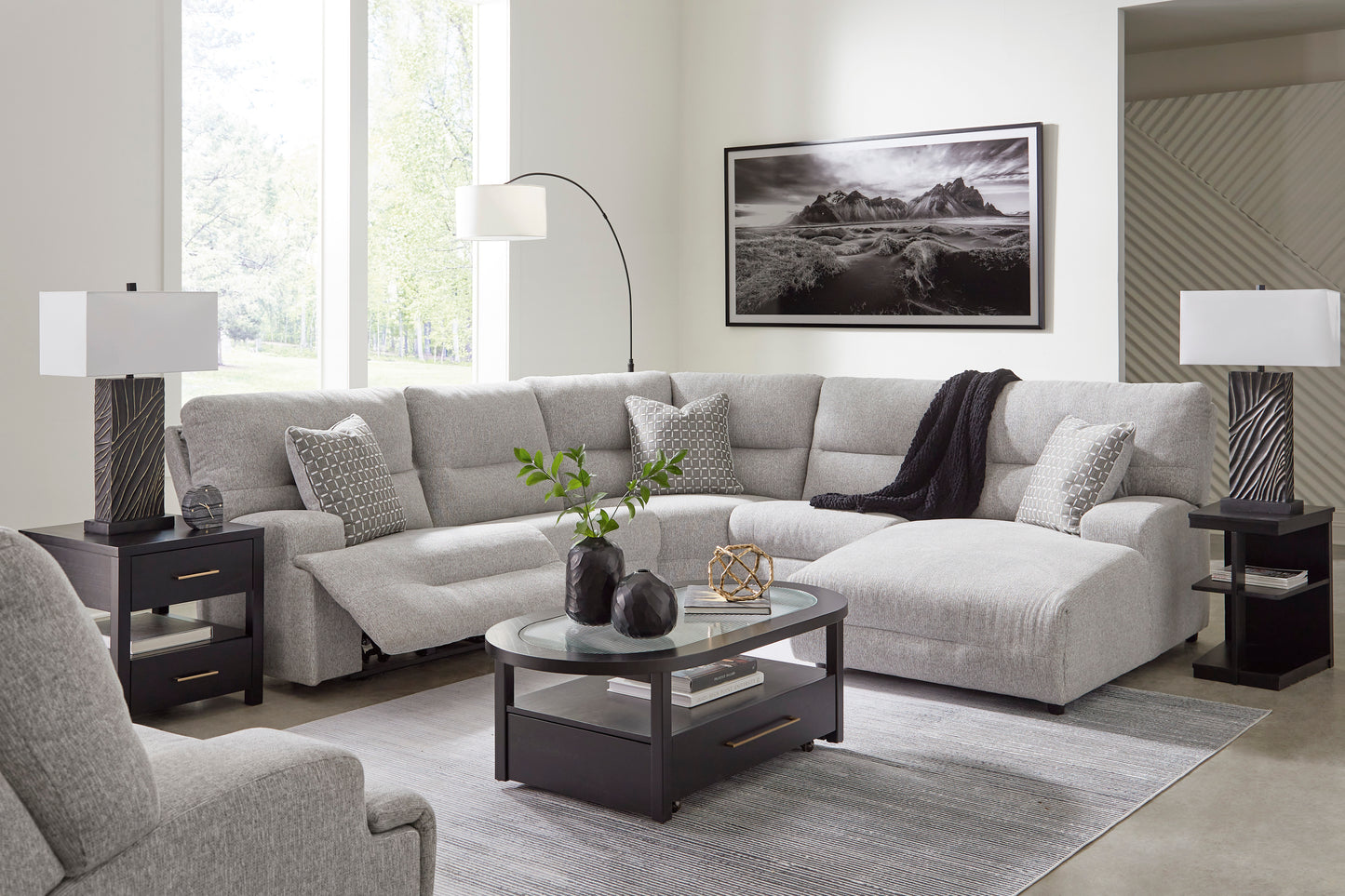Acklen Place PWR Armless REC w/ADJ Headrest - Ashley Furniture Homestore Philippines