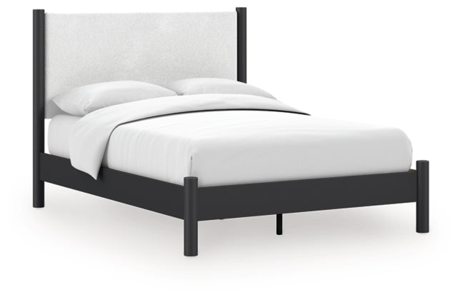 Fargenta Queen Upholstered Panel Bed