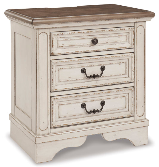 Realyn Three Drawer Night Stand - Ashley Furniture Homestore Philippines