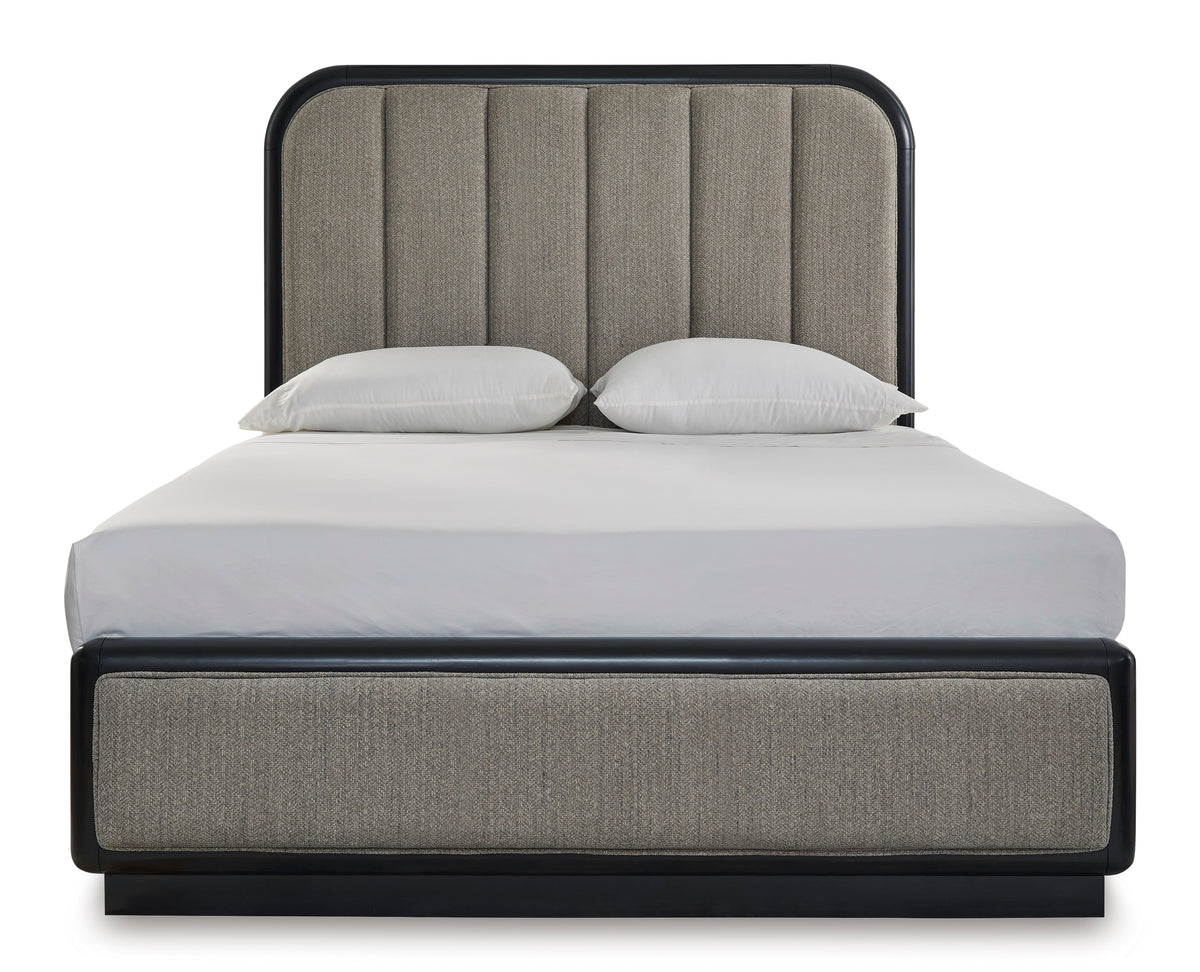 Rowanbeck Queen Upholstered Panel Bed - Ashley Furniture Homestore Philippines