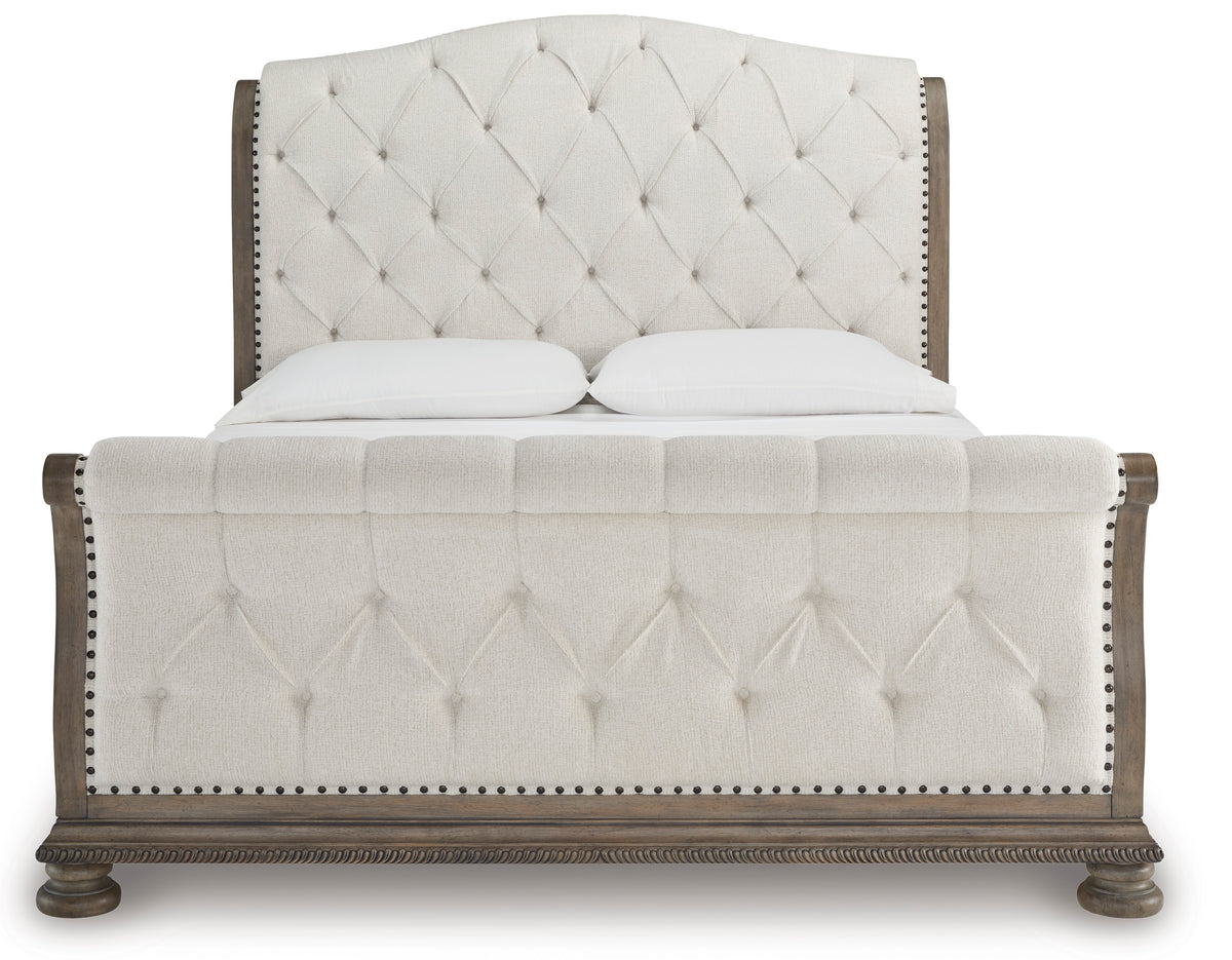 Ardenfield King Upholstered Sleigh Bed - Ashley Furniture Homestore Philippines