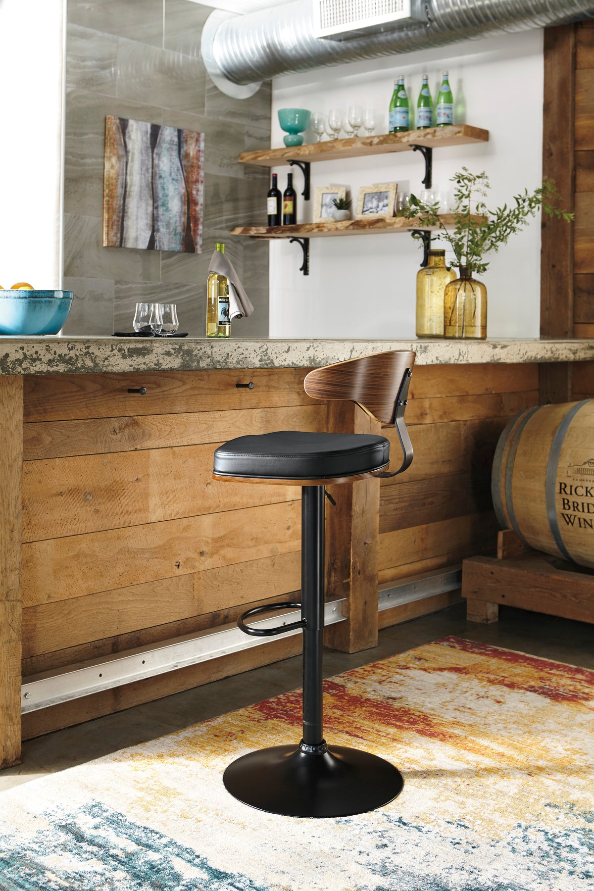 Bellatier Tall UPH Swivel Barstool