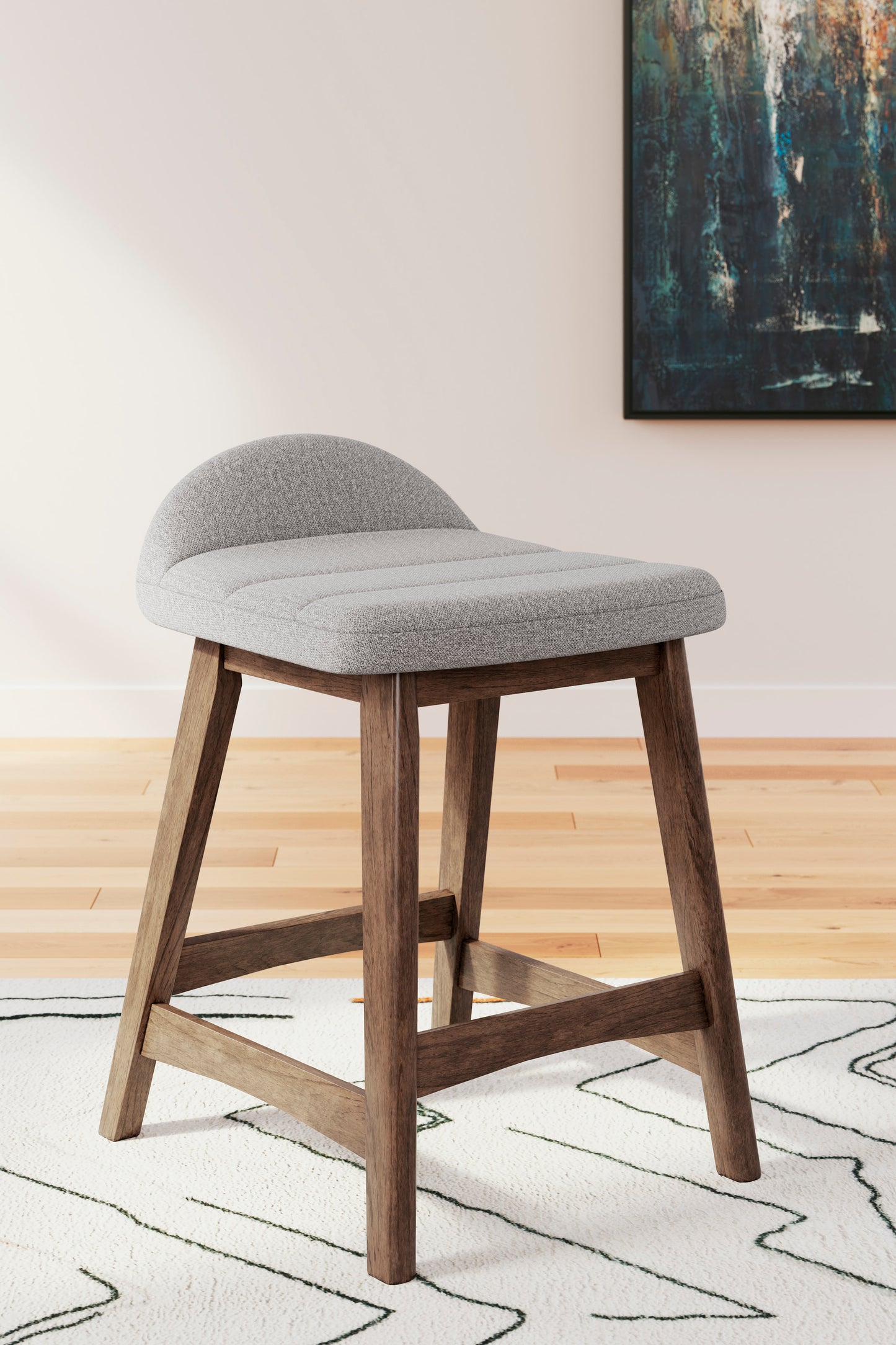 Lyncott Upholstered Barstool