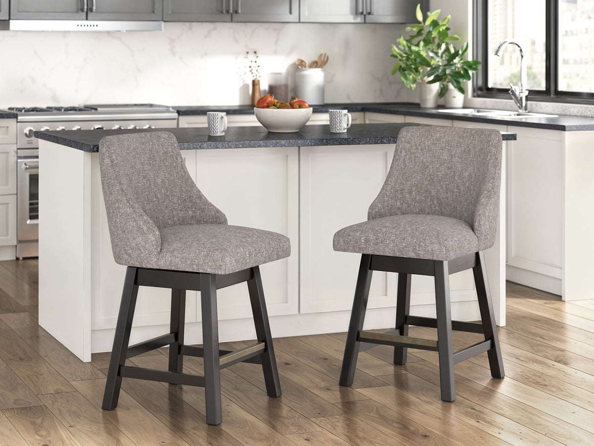 Neymorton UPH Swivel Barstool - Ashley Furniture Homestore Philippines