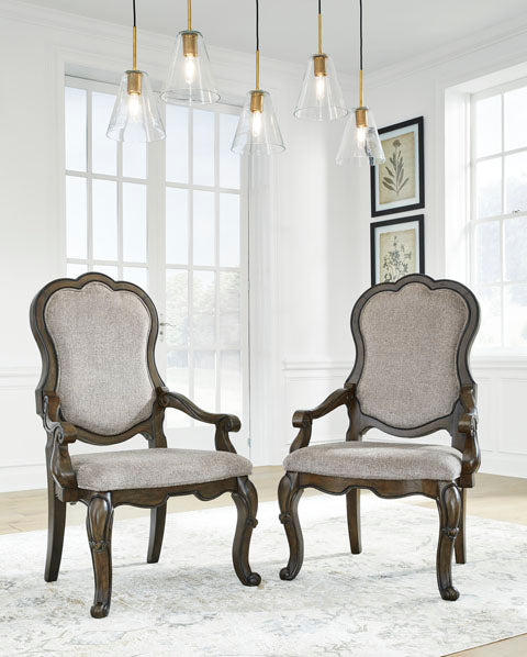 Maylee Dining UPH Arm Chair - Ashley Furniture Homestore Philippines