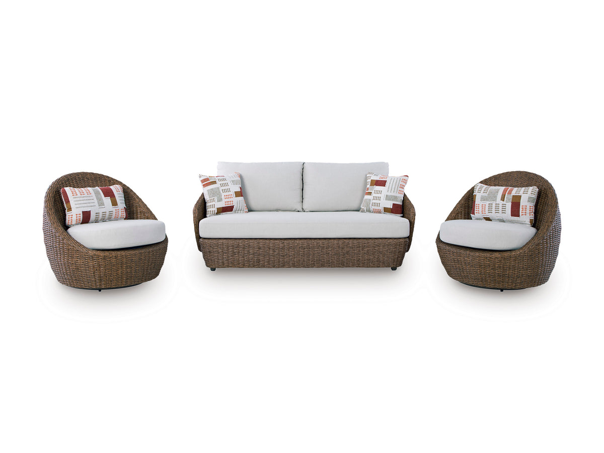 Cardiff Beach Love/Swivel Chairs Set - Ashley Furniture Homestore Philippines
