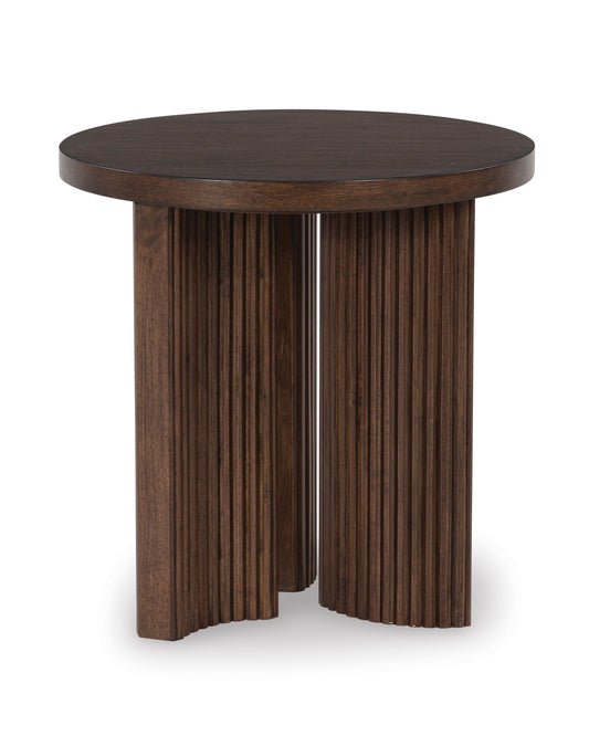 Korestone Round End Table - Ashley Furniture Homestore Philippines