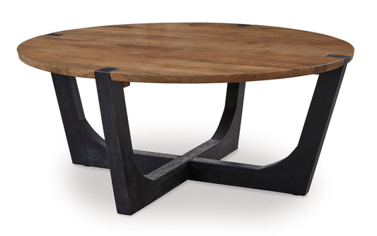 Hanneforth Round Cocktail Table - Ashley Furniture Homestore Philippines