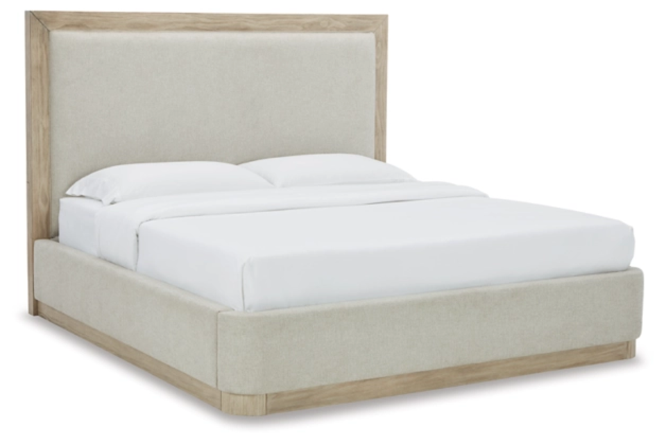 Hennington Queen Upholstered Bed w/ Full Slats - Ashley Furniture Homestore Philippines