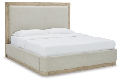 Hennington Queen Upholstered Bed w/ Full Slats - Ashley Furniture Homestore Philippines