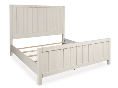 Shaybrock King Panel Bed w/ Full Slats
