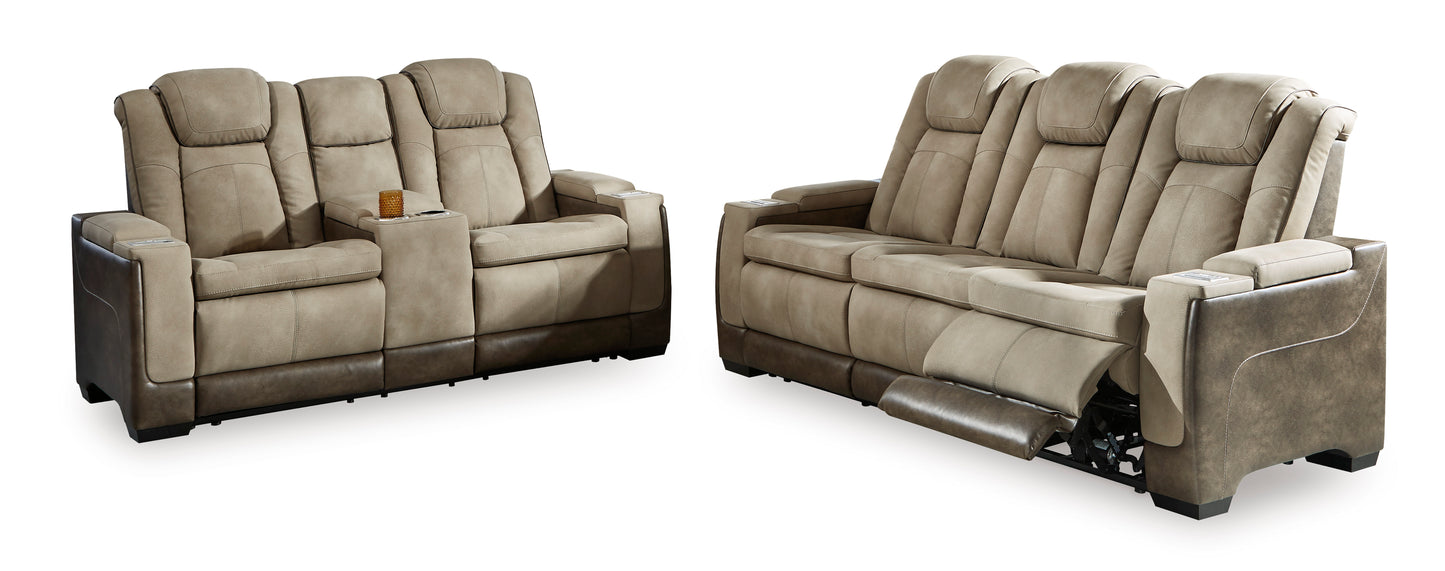 Next-Gen DuraPella PWR REC Loveseat/CON/ADJ Headrest