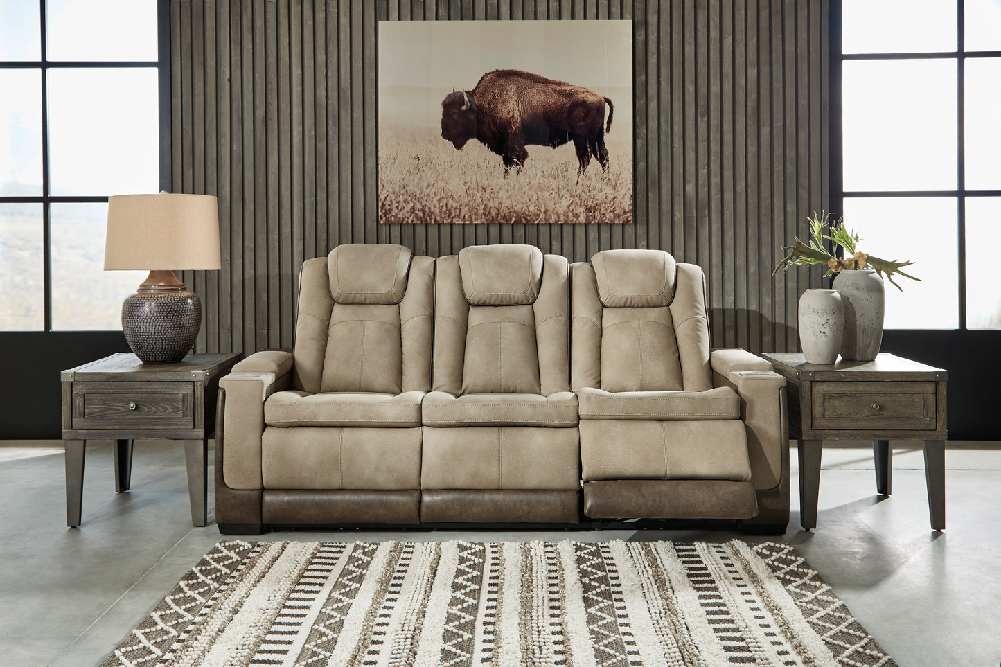 Next-Gen DuraPella PWR REC Sofa w/ ADJ Headrest - Ashley Furniture Homestore Philippines