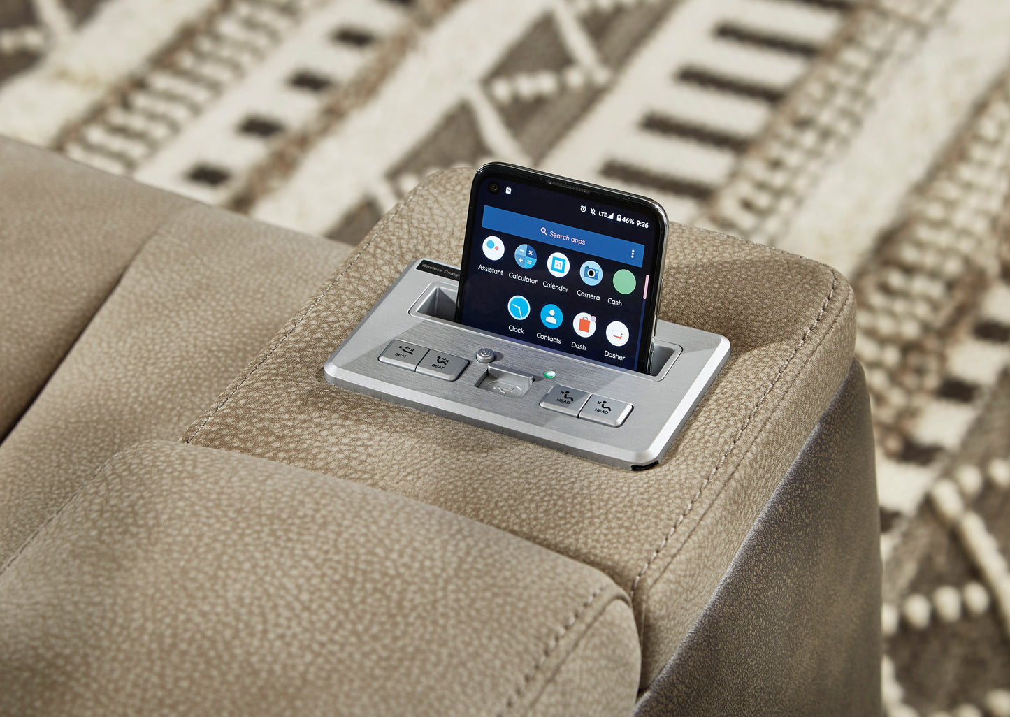 Next-Gen DuraPella PWR REC Loveseat/CON/ADJ Headrest