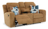 Kanlow DBL Rec Loveseat w/ Console