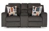 Kanlow DBL Rec Loveseat w/ Console