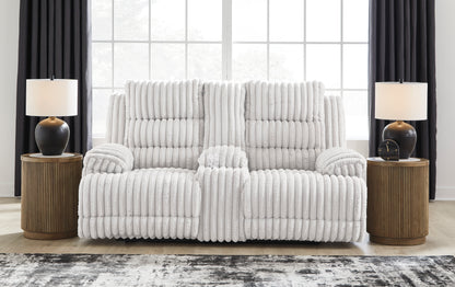 Technique DBL REC PWR Loveseat w/Console