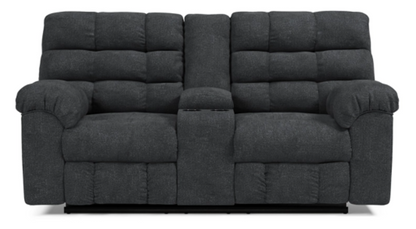 Wilhurst Double Recliner Loveseat w/ Console