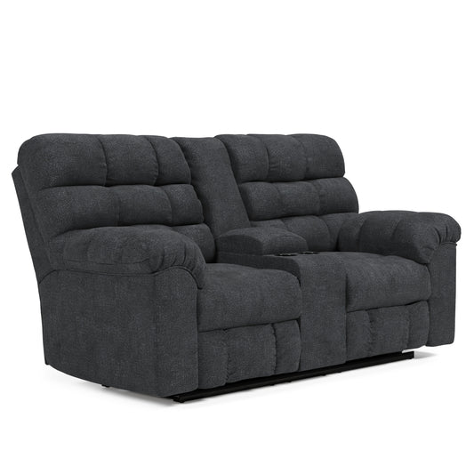 Wilhurst Double Recliner Loveseat w/ Console - Ashley Furniture Homestore Philippines