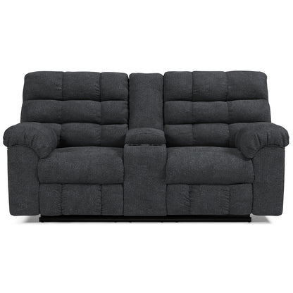 Wilhurst Double Recliner Loveseat w/ Console
