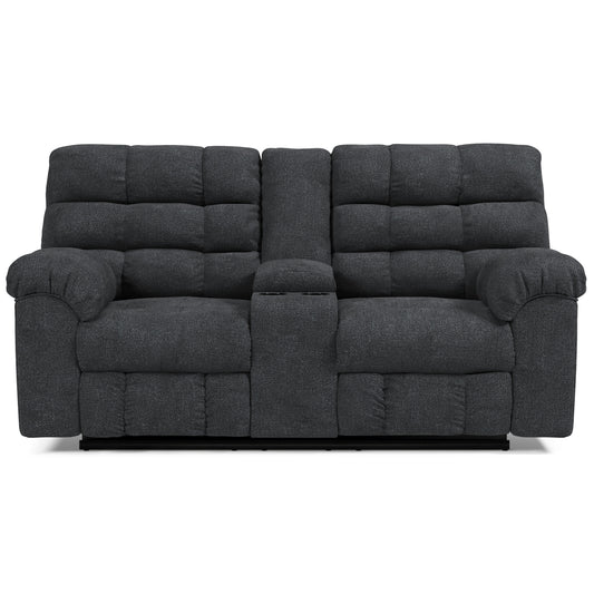 Wilhurst Double Recliner Loveseat w/ Console