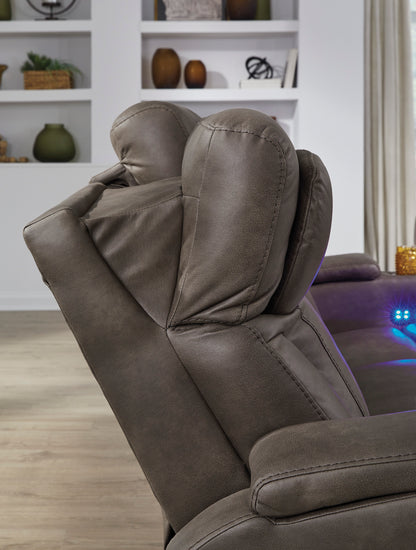 Warrior Peak PWR REC Sofa with ADJ Headrest - Ashley Furniture Homestore Philippines