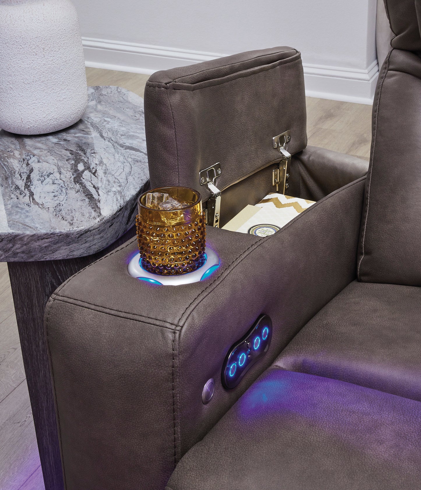 Warrior Peak PWR REC Sofa with ADJ Headrest - Ashley Furniture Homestore Philippines