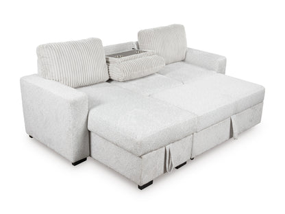 Poppleton 2-Piece Sectional with Pop Up Sleeper and Chaise