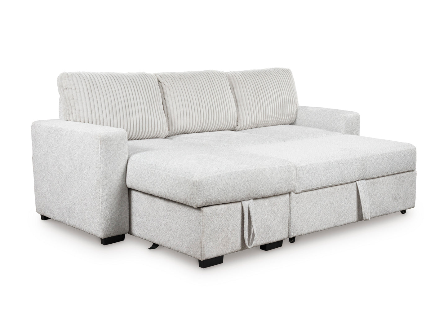 Poppleton 2-Piece Sectional with Pop Up Sleeper and Chaise