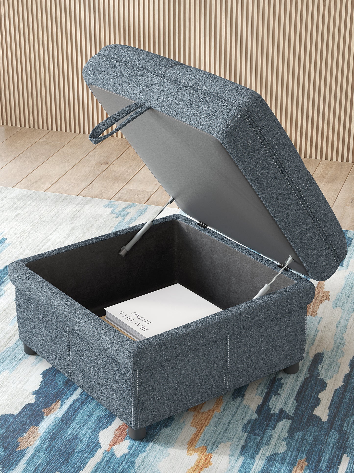 Ruffner Ottoman With Storage