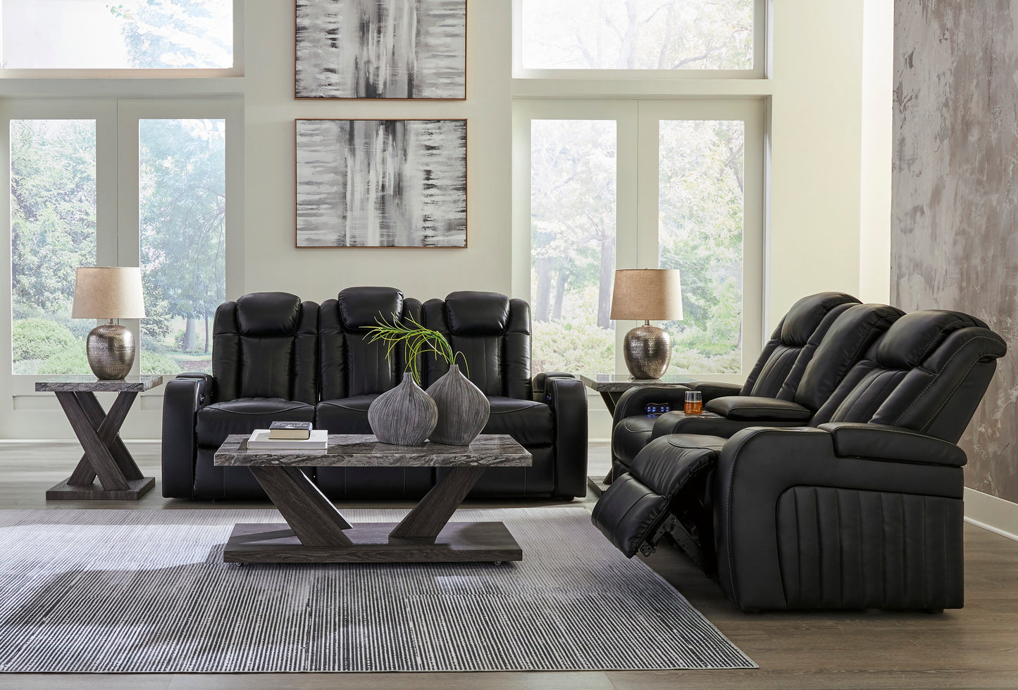 Caveman Den PWR REC Loveseat/CON/ADJ Headrest - Ashley Furniture Homestore Philippines
