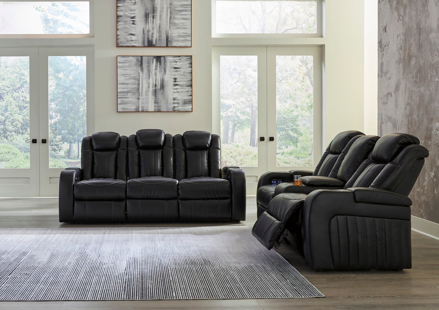 Caveman Den PWR REC Loveseat/CON/ADJ Headrest - Ashley Furniture Homestore Philippines
