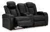 Caveman Den PWR REC Loveseat/CON/ADJ Headrest