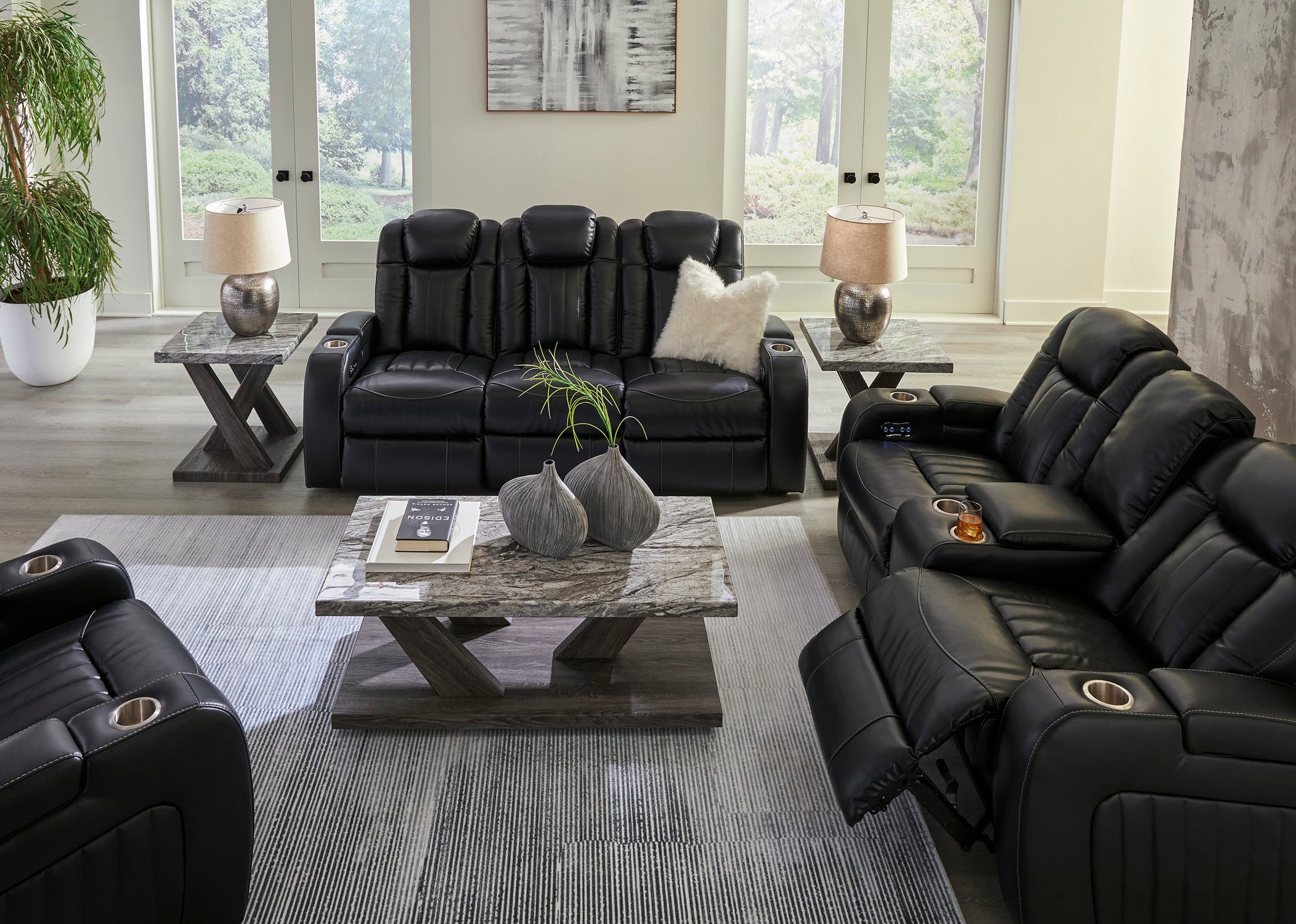 Caveman Den PWR REC Sofa w/ ADJ Headrest - Ashley Furniture Homestore Philippines