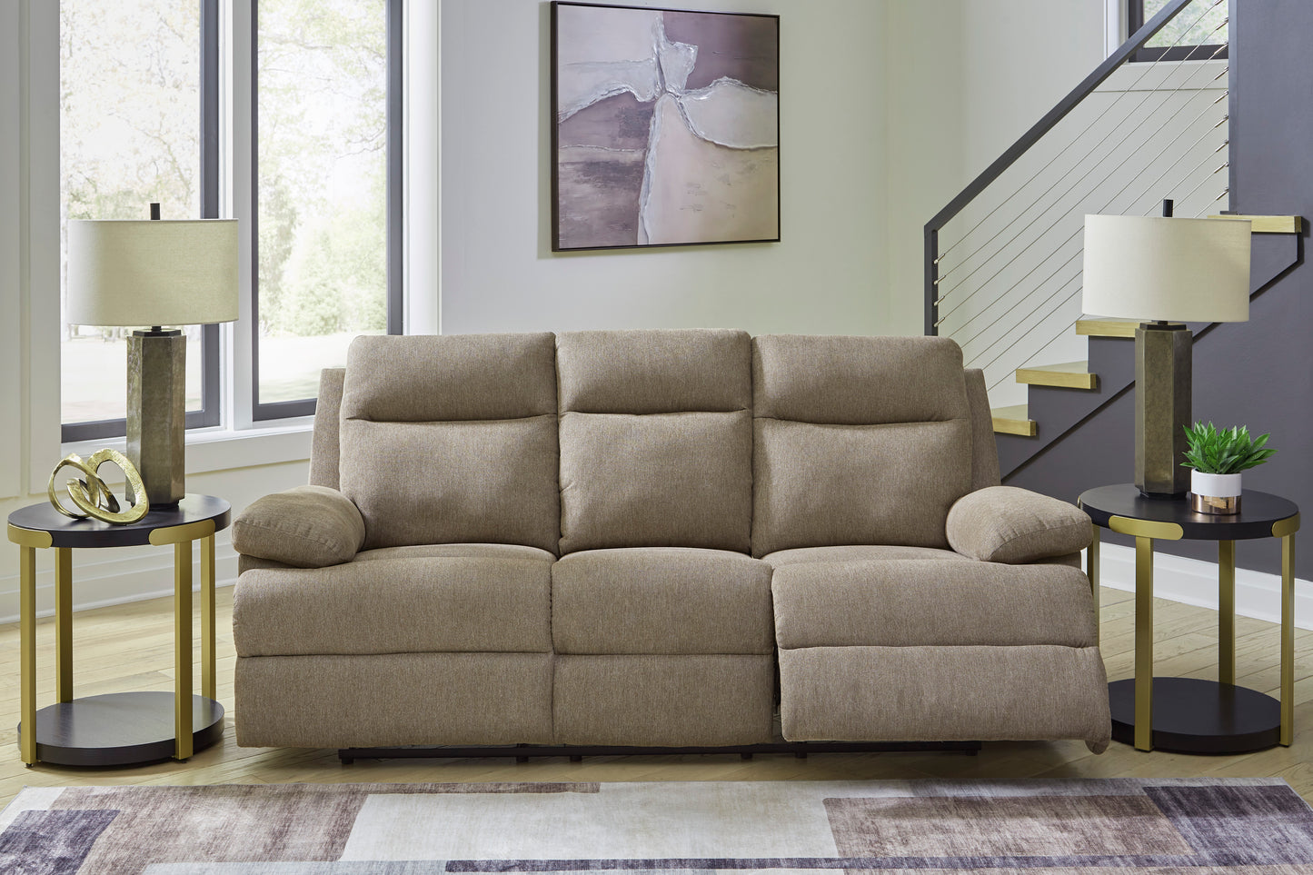 Tarrant REC Sofa w/ Drop Down Table