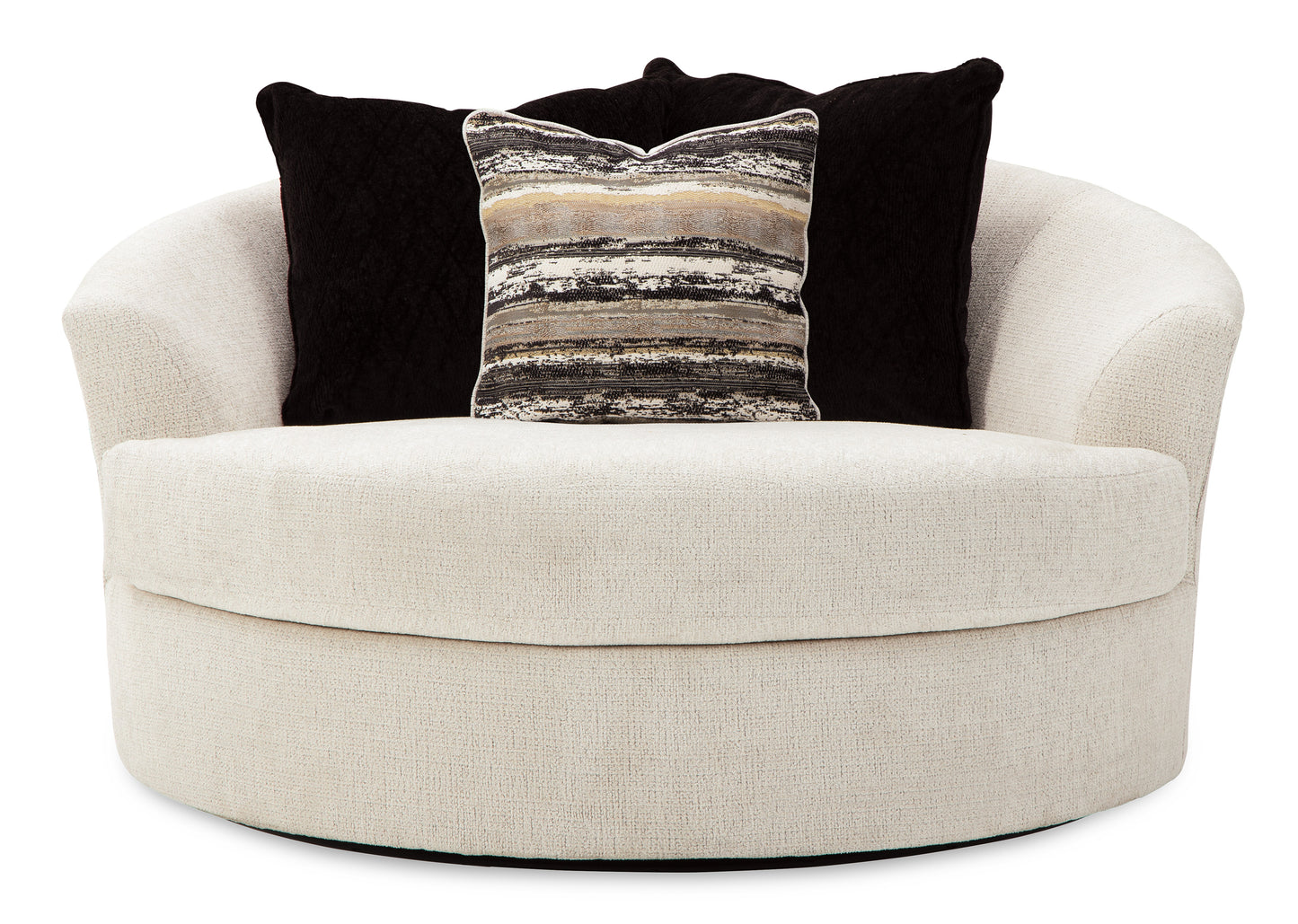 Cambri Oversized Round Swivel Chair
