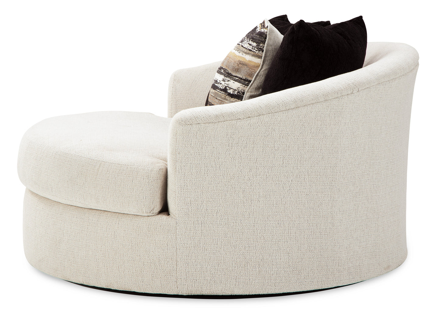 Cambri Oversized Round Swivel Chair