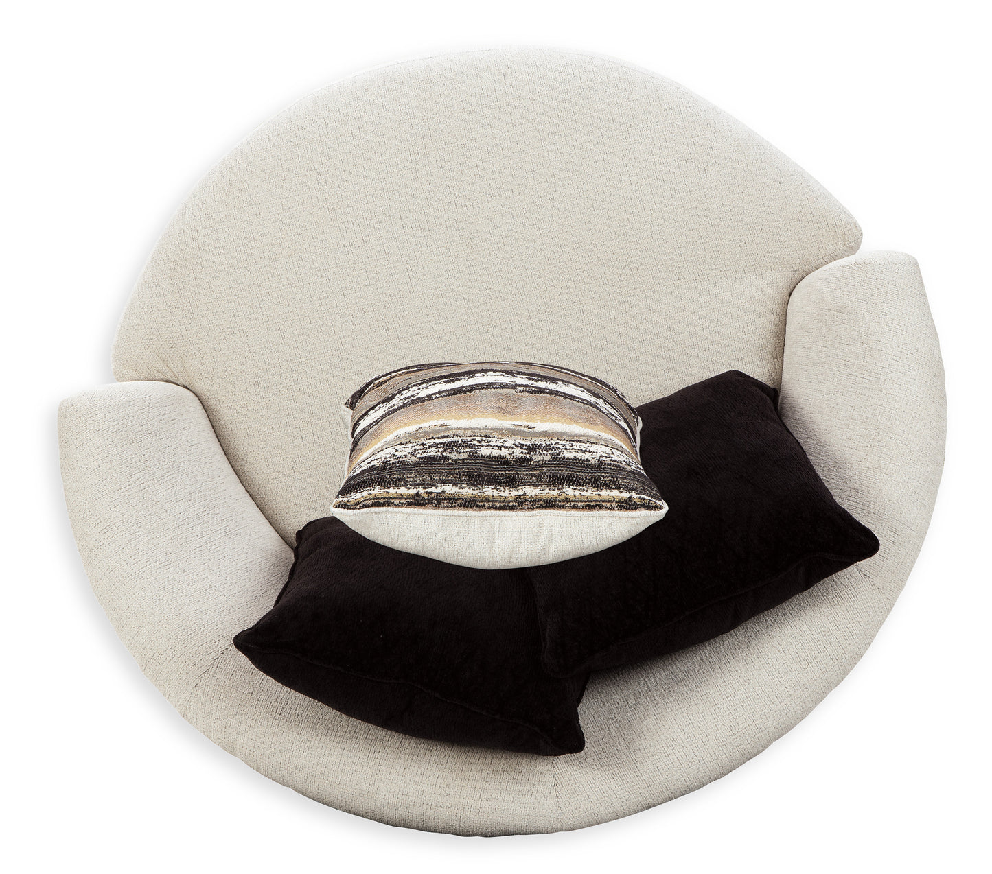 Cambri Oversized Round Swivel Chair