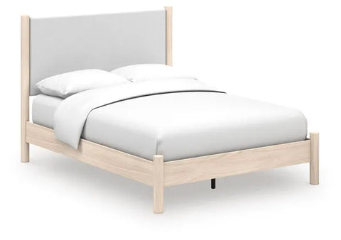 Cadmori Queen Upholstered Panel Bed