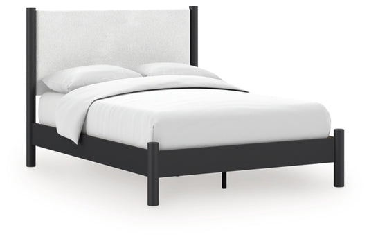 Fargenta Queen Upholstered Panel Bed