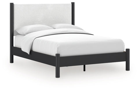 Fargenta Queen Upholstered Panel Bed