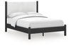 Fargenta Queen Upholstered Panel Bed