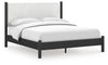 Fargenta King Upholstered Panel Bed