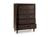 Dantenton Five Drawer Chest