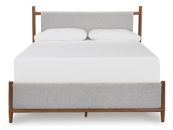 Lyncott King Upholstered Panel Bed w/ Full Slats - Ashley Furniture Homestore Philippines