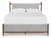 Lyncott King Upholstered Panel Bed w/ Full Slats