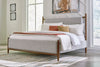 Lyncott King Upholstered Panel Bed w/ Full Slats